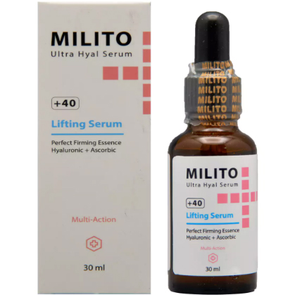 سرم لیفت کننده میلیتو رفع چروک های سطحی پوست 30 میلی لیتر
