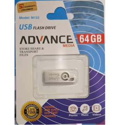 فلش مموری ادونس مدل M122 ظرفیت 64 گیگابایت